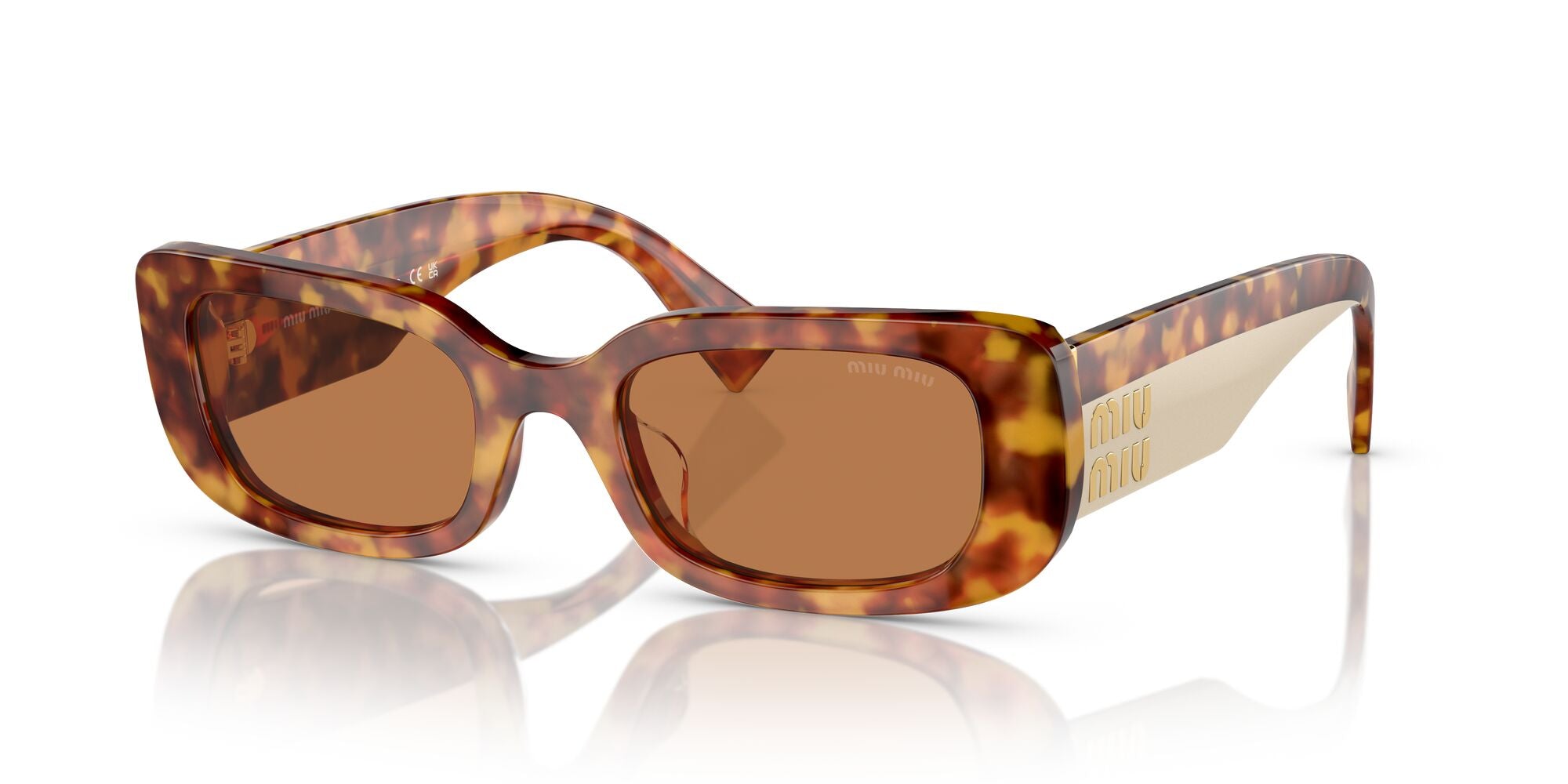 MIU MIU, 0MU 08YS, 4BW2Z1 Light Havana, 51